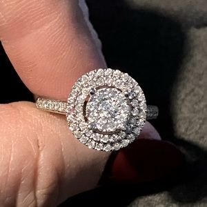 3/4 ct. Diamond Ring 14k white gold